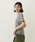 LOGO AND STAR FLOCKY PRINT RINGER TEE