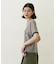 LOGO AND STAR FLOCKY PRINT RINGER TEE