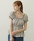 FLORAL PATTERN PUFF SLEEVE BLOUSE