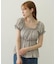 FLORAL PATTERN PUFF SLEEVE BLOUSE