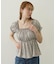 FLORAL PATTERN PUFF SLEEVE BLOUSE