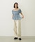 FLORAL PATTERN PUFF SLEEVE BLOUSE