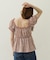 FLORAL PATTERN PUFF SLEEVE BLOUSE