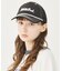 CURSIVE LOGO MESH CAP