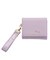 SOLID COLOR TRI-FOLD WALLET