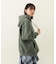 STENCIL LOGO WIDE SWEAT HOODIE