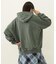 STENCIL LOGO WIDE SWEAT HOODIE