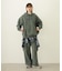 STENCIL LOGO WIDE SWEAT HOODIE