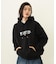 STENCIL LOGO WIDE SWEAT HOODIE