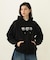 STENCIL LOGO WIDE SWEAT HOODIE