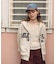 COLLEGE PATCH ZIP UP HOODIE