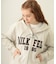 COLLEGE PATCH ZIP UP HOODIE