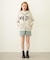 COLLEGE PATCH ZIP UP HOODIE