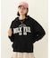 COLLEGE PATCH ZIP UP HOODIE
