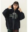 COLLEGE PATCH ZIP UP HOODIE