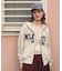 COLLEGE PATCH ZIP UP HOODIE