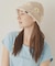FLORAL KNIT HAT