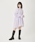 GINGHAM CHECK TIERED DRESS