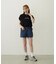 COLORED SLEEVE EDGE S/S TOP