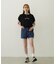 COLORED SLEEVE EDGE S/S TOP