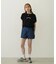 COLORED SLEEVE EDGE S/S TOP