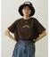 COLORED SLEEVE EDGE S/S TOP