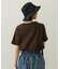 COLORED SLEEVE EDGE S/S TOP