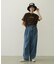 COLORED SLEEVE EDGE S/S TOP