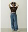 COLORED SLEEVE EDGE S/S TOP