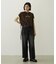 COLORED SLEEVE EDGE S/S TOP