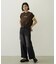 COLORED SLEEVE EDGE S/S TOP