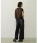 COLORED SLEEVE EDGE S/S TOP
