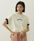 COLORED SLEEVE EDGE S/S TOP