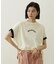 COLORED SLEEVE EDGE S/S TOP