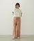 COLORED SLEEVE EDGE S/S TOP