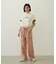 COLORED SLEEVE EDGE S/S TOP