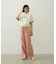 COLORED SLEEVE EDGE S/S TOP