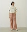COLORED SLEEVE EDGE S/S TOP