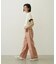 COLORED SLEEVE EDGE S/S TOP