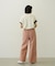 COLORED SLEEVE EDGE S/S TOP