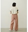 COLORED SLEEVE EDGE S/S TOP