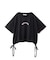 COLORED SLEEVE EDGE S/S TOP