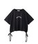 COLORED SLEEVE EDGE S/S TOP