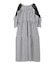 SHOULDER MESH GINGHAM CHECK DRESS