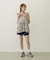 PLAID TIERED TOP