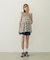 PLAID TIERED TOP