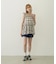 PLAID TIERED TOP