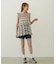 PLAID TIERED TOP