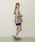 PLAID TIERED TOP