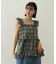PLAID TIERED TOP